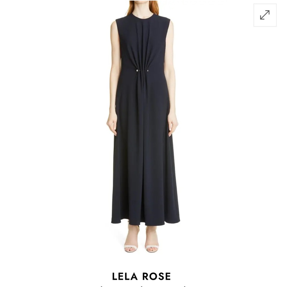 Elegant Navy Evening Gown